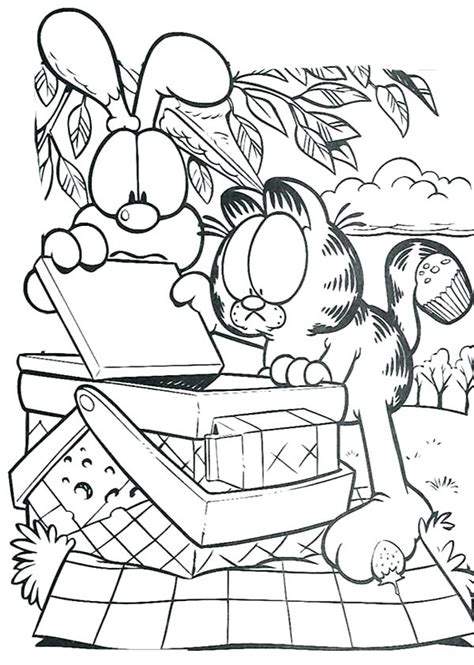 Feeling festive as the unofficial start to summer beckons? Picnic Coloring Pages at GetColorings.com | Free printable ...