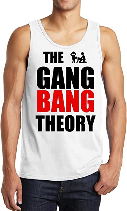 The Gang Bang Theory Big Bang Mens Tank Top T Shirt Canotta Da Uomo