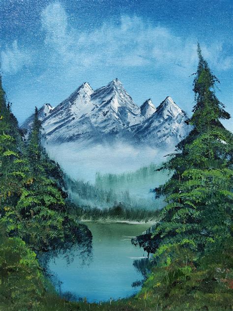 Thank You Bob Ross For Finding A Painter In Everyone First Attempt