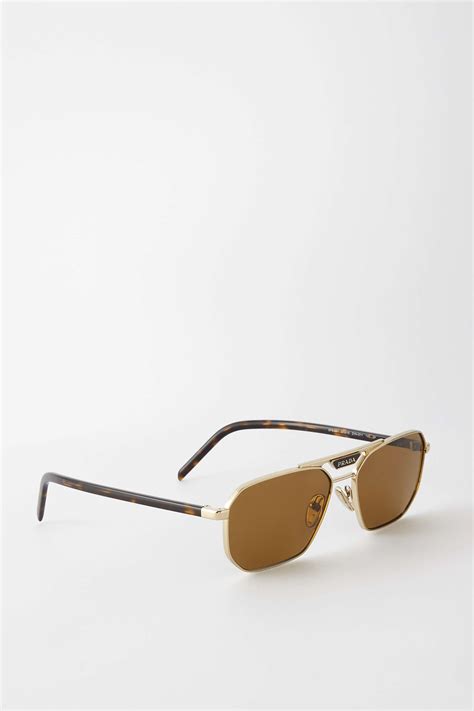 prada eyewear d frame gold tone and tortoiseshell acetate sunglasses net a porter