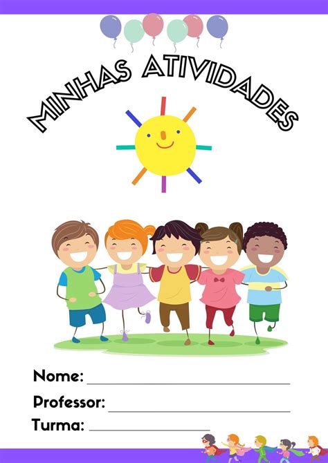 Capa De Prova Colorida Para Imprimir