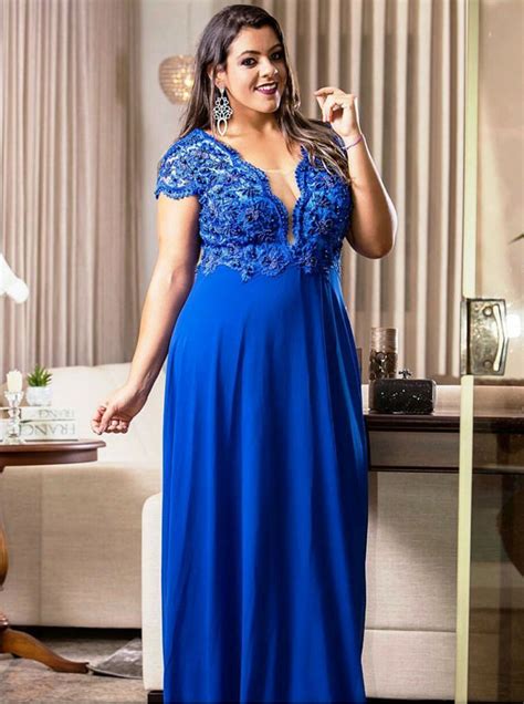 Royal Blue Plus Size Prom Dresses Long Plus Size Prom Dress Plus Size Wishingdress