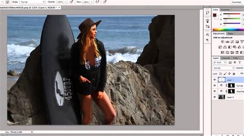 Photoshop Cs6 Tanbronzing Retouch And Dramatic Image Tutorial Youtube