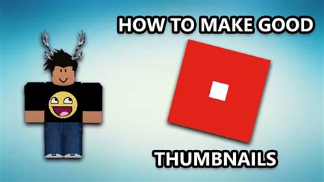 How I Make Roblox Thumbnails Simple Tutorial Youtube