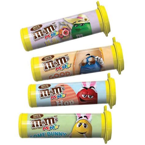 Easter Mandms Minis Candy Mini Tubes 24 Piece Box Candy Warehouse