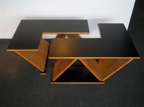 Kirk solid wood storage coffee table. modern20: Later MId Century Modern End Tables / Coffee Table