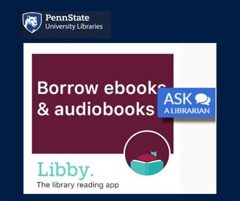 Use The Libby App To Access Ebooks And Audiobooks From Penn State