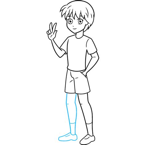 Anime Boy Body Drawing Step By Step