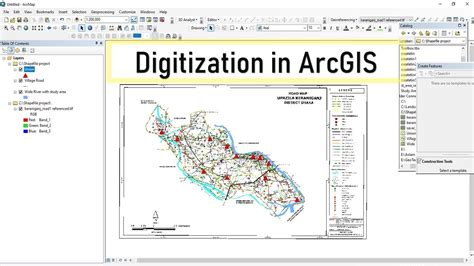 Map Digitization Using Arcgis How To Create Shapefile In Arcmap