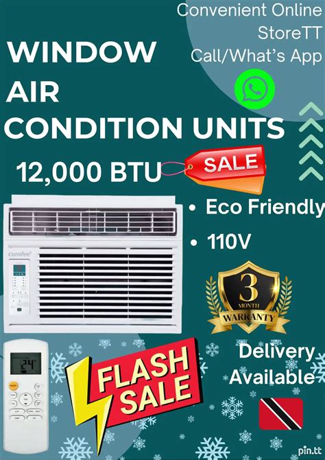Window Air Conditioner Unit 12,000 BTU TT$3,200 №450817 in Central