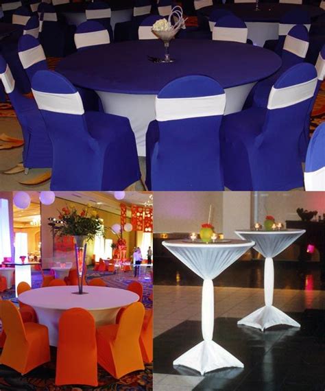 Party rental california services riverside and the inland empire with table and chair rentals. Spandex-table-cover-chair-cover | Spandex Table Linens ...