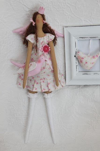 Cute Tilda Doll Love Her Dress And Stockings Fabric Dolls Waldorf