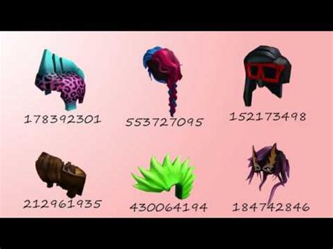 10 black roblox hair id codes part 2 | bvbylou. Roblox High School FREE Hair Codes!! - YouTube