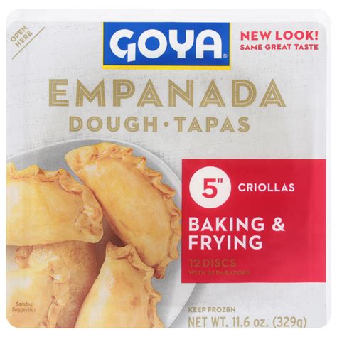 Save On Goya Empanada Dough Criollas For Baking And Frying 5 Inch Order
