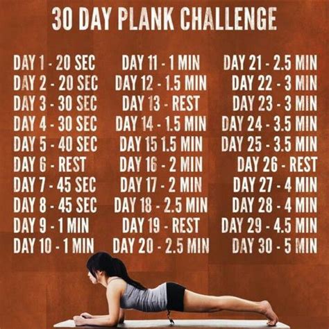 30 Day Plank Challenge 30 Day Plank Challenge 30 Day Plank Plank