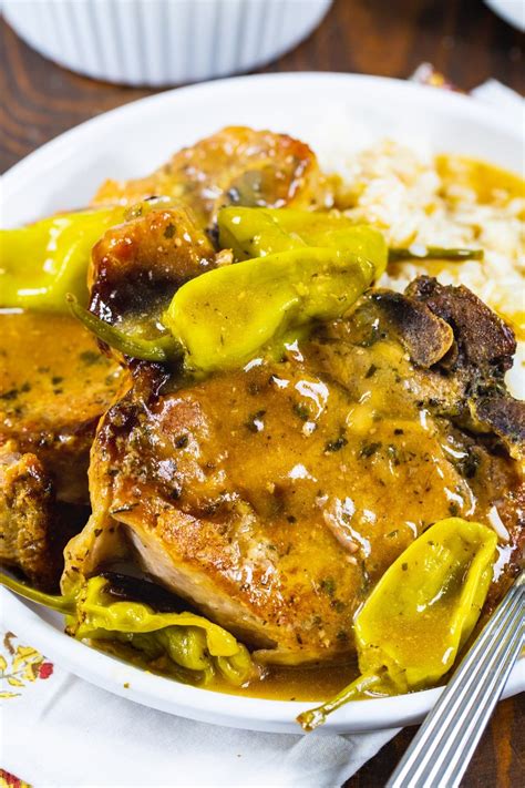 Slow Cooker Mississippi Pork Chops Spicy Southern Kitchen