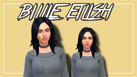 Billie Eilish In The Sims 4 The Sims 4 Create A Sim Youtube