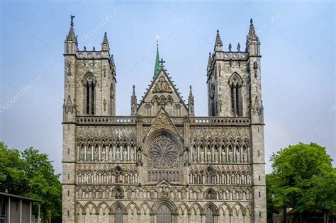 Nidaros cathedral in trondheim is one of the most prominent cathedrals in norway and is built over the burial site of olav haraldsson, later st. Nidarosdomen cathedral towers in Trondheim, Norway ...