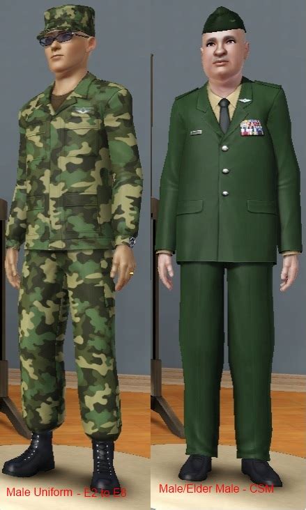 Mod The Sims Army Enlisted Career Now With Two Separate Career