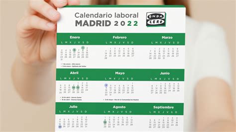 El Calendario Laboral De 2022 Ya Es Oficial Incluye 12 Festivos