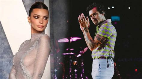 Harry Styles Emily Ratajkowski Spark Dating Rumours After Theyre Seen Kissing Glamsham