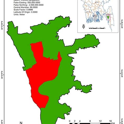 1 Land Cover Map Of Chittagong Hill Tract Cht Area Download