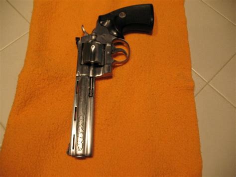 Colt Python Silver Snake 357 Mag 1 Of 250 Made For Sale At Gunauction
