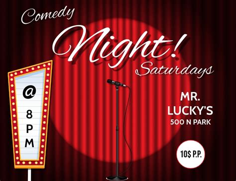 Copy Of Comedy Night Postermywall