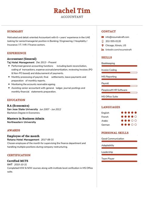 Senior Accountant Resume Sample Guide Tips Vrogue Co