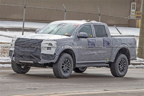 Fords Next Gen Ranger Raptor Makes Spy Debut Next To Bronco Warthog