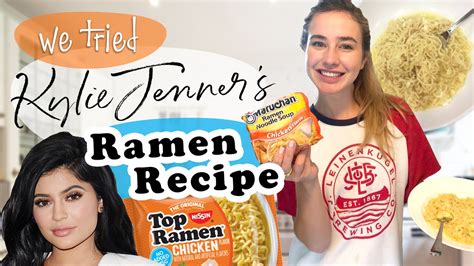 we tried kylie jenner s ramen recipe video dailymotion