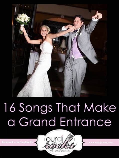 Wedding Song Suggestions 16 Songs That Make A Grand Entrance