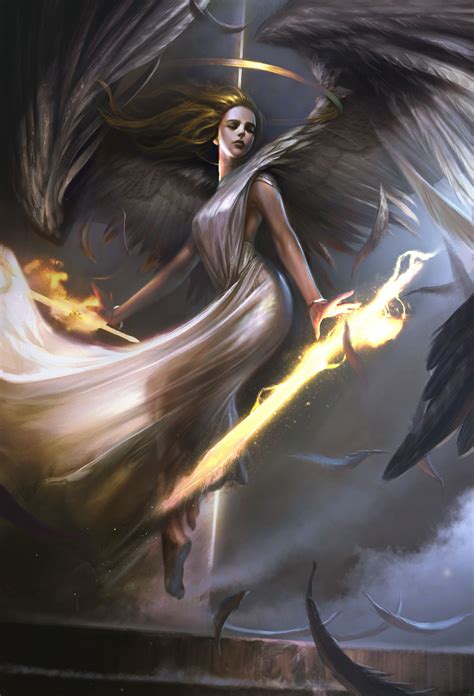 ArtStation Seraphim Dong Geon Son Fantasy Art Angels Angel