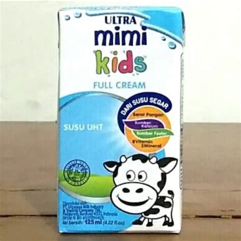Jual Susu Ultra Milk Mimi Kids Kotak Uht Full Cream 125 Ml Kemasan