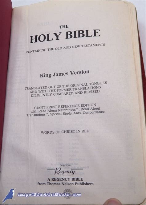 The Holy Bible Containing The Old And New Testaments King James