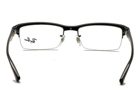 Ray Ban Mens Eyeglasses Rb7014 Rayban Semi Rimless Optical