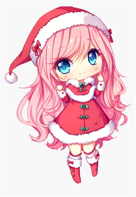 Image in anime boy collection by ℳoon ♡ on we heart it. #chibi #christmas #anime #pinkhair #kawaii - Anime Chibi ...