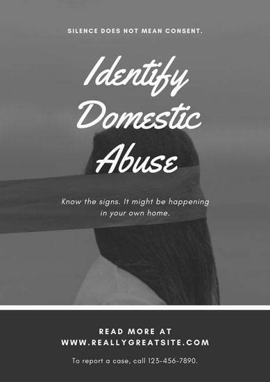 Customize 25 Domestic Violence Poster Templates Online Canva