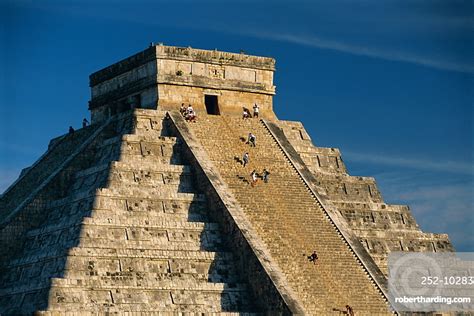 Mayan Ruins Chichen Itza Unesco Stock Photo