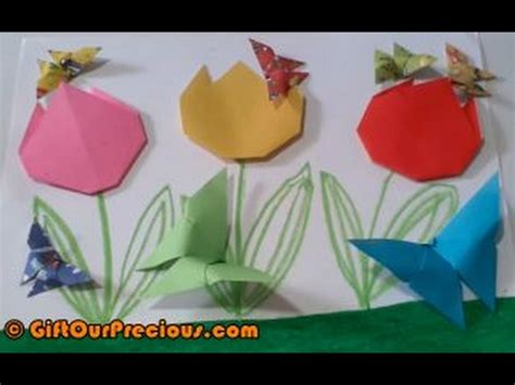 Origami 3D Butterfly - Simple and Easy DIY Paper Folding ...