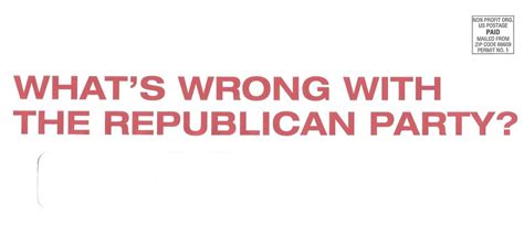 Whats Wrong With The Republican Party Let Me Count The Ways