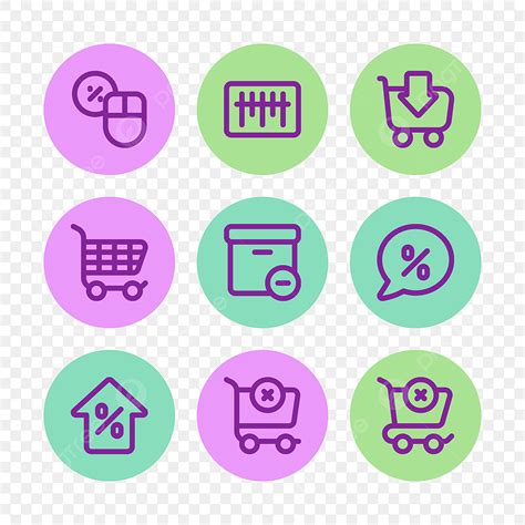 Instagram Highlight Vector Art Png Barcode Electronic Shopping Icons