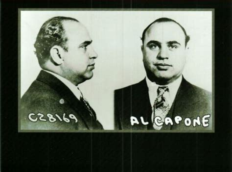 Capone The Gangster Postcard Al Caponemugshots Postcard