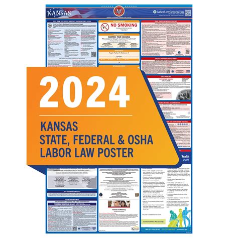 2024 Kansas Labor Law Poster | State, Federal, OSHA in One Single