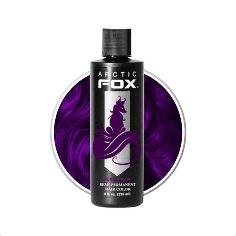 Arctic Fox 100 Vegan Purple Rain Semi Permanent Hair Dye Color 8 Fl Oz