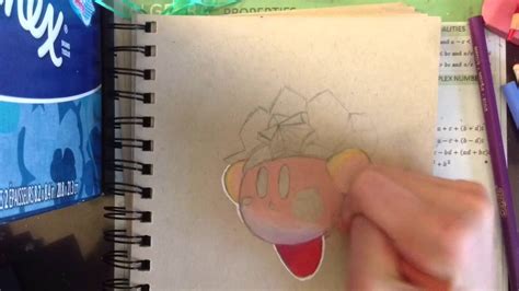 Coloring Ice Kirby: Timelapse - YouTube