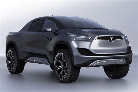 tesla s all electric pickup truck concept