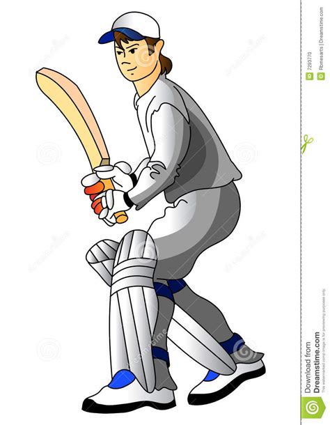 Cricket Player Stock Photo Image 7293770