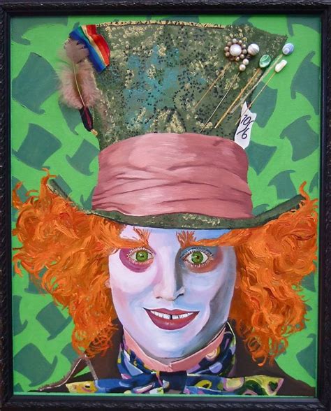 Mad Hatter Painting By Peggy Dembicer Saatchi Art
