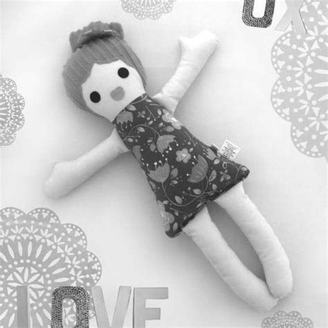 Custom Girl Rag Doll Fabric Cloth Doll Toy Handmade Rag Dolls